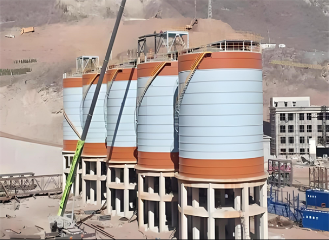 隆德高架钢板仓